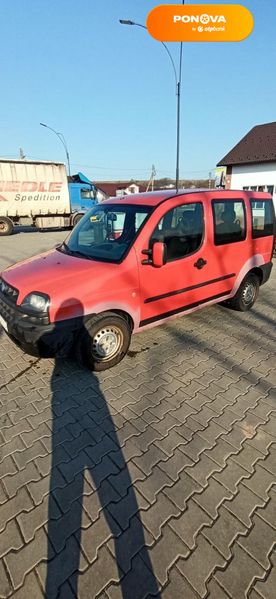 Fiat Doblo, 2003, Дизель, 1.9 л., 350 тыс. км, Минивен, Красный, Снятин Cars-Pr-65643 фото