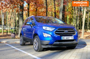 Ford EcoSport, 2018, Бензин, 2 л., 162 тис. км, Позашляховик / Кросовер, Синій, Львів Cars-Pr-274361 фото