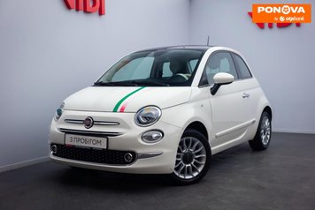 Fiat 500, 2017, Бензин, 1.2 л., 84 тис. км, Хетчбек, Білий, Київ 258439 фото