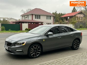 Volvo S60, 2017, Бензин, 1.97 л., 63 тис. км, Седан, Сірий, Одеса Cars-Pr-264250 фото