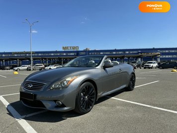 Infiniti G37, 2011, Бензин, 3.7 л., 113 тис. км, Кабріолет, Сірий, Київ Cars-Pr-120829 фото