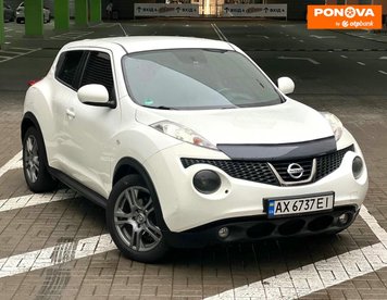 Nissan Juke, 2013, Бензин, 1.6 л., 120 тис. км, Позашляховик / Кросовер, Білий, Київ 279909 фото