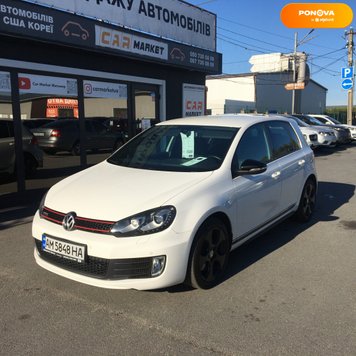 Volkswagen Golf VI, 2011, Бензин, 2 л., 240 тис. км, Хетчбек, Білий, Житомир 252498 фото