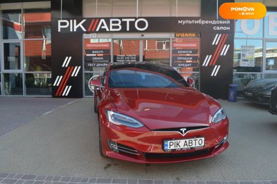 Tesla Model S, 2019, Електро, 53 тыс. км, Лифтбек, Красный, Львов 42475 фото