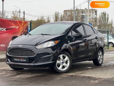 Ford Fiesta, 2016, Бензин, 1.6 л., 160 тыс. км, Седан, Чорный, Николаев 6506 фото