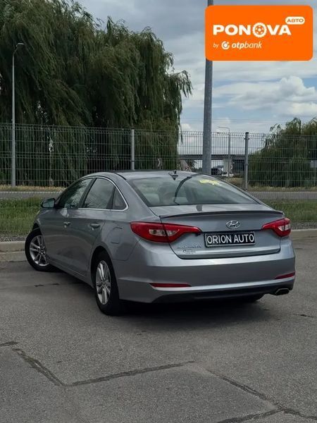 Hyundai Sonata, 2015 р., Бензин, 240 тис. км, Седан, Сірий, Дніпро (Дніпропетровськ) AT-10422230 фото