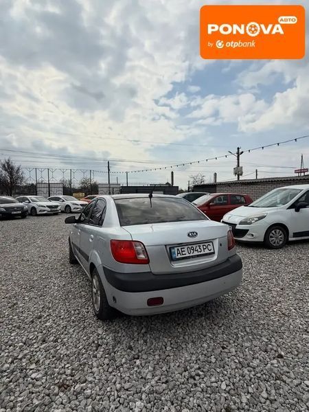 Kia Rio, 2008 р., Газ пропан-бутан / Бензин, 349 тис. км, Седан, Сірий, Дніпро (Дніпропетровськ) AT-10413305 фото