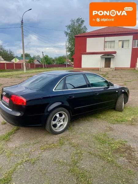 Audi A4, 2006 р., Бензин, 210 тис. км, Седан, Чорний, Сміла AT-10417939 фото
