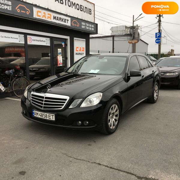 Mercedes-Benz E 200, 2011, Дизель, 2.2 л., 293 тис. км, Седан, Чорний, Житомир 4421 фото