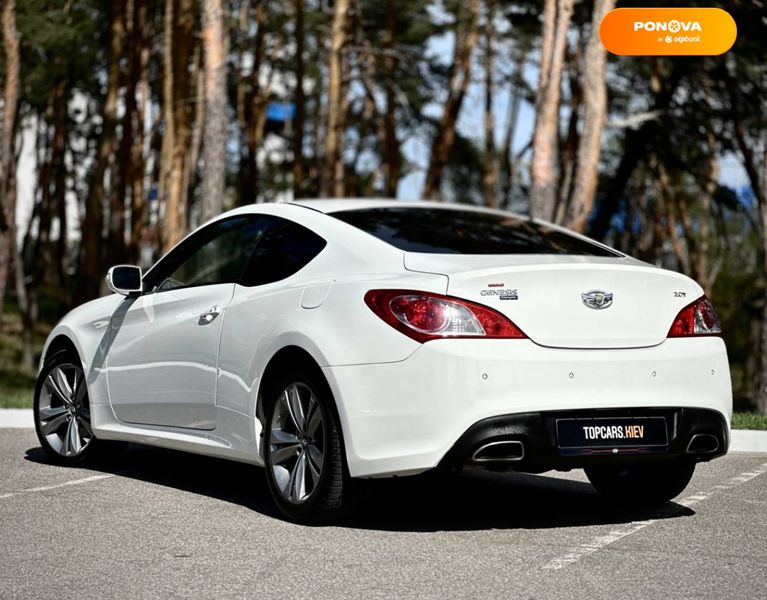 Hyundai Genesis Coupe, 2011, Газ пропан-бутан / Бензин, 2 л., 147 тис. км, Купе, Білий, Київ 49287 фото