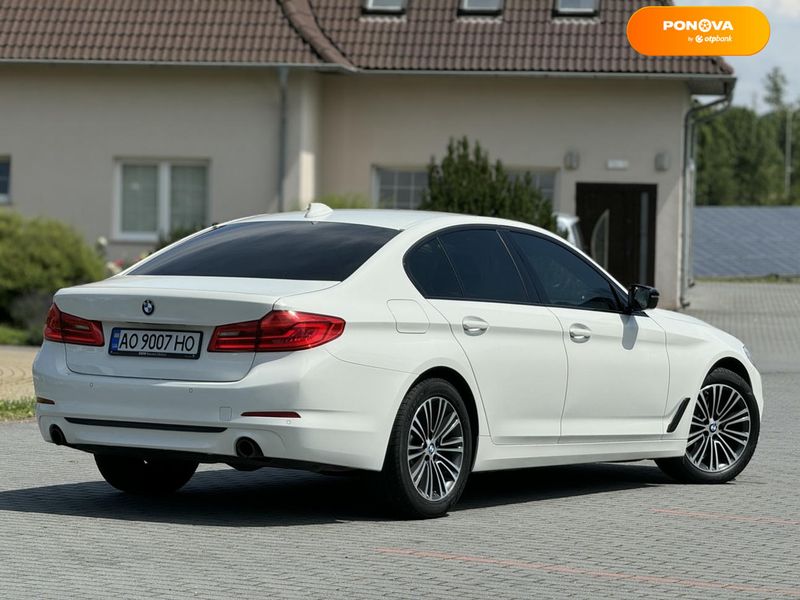 BMW 5 Series, 2018, Дизель, 2 л., 150 тис. км, Седан, Білий, Хуст Cars-Pr-68620 фото