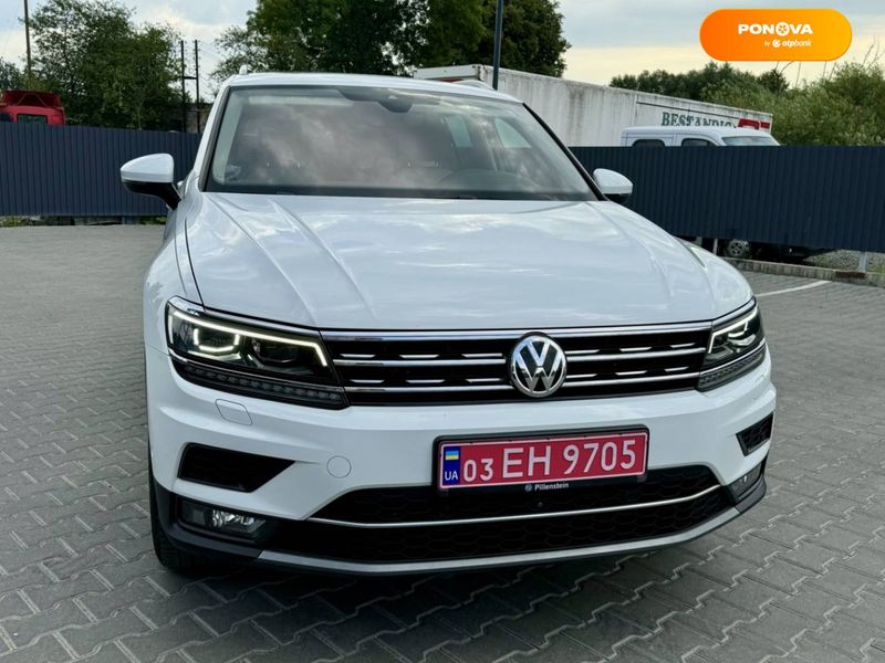 Volkswagen Tiguan, 2018, Дизель, 2 л., 79 тис. км, Позашляховик / Кросовер, Білий, Хмельницький 110333 фото