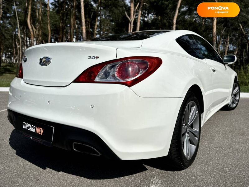 Hyundai Genesis Coupe, 2011, Газ пропан-бутан / Бензин, 2 л., 147 тыс. км, Купе, Белый, Киев 49287 фото