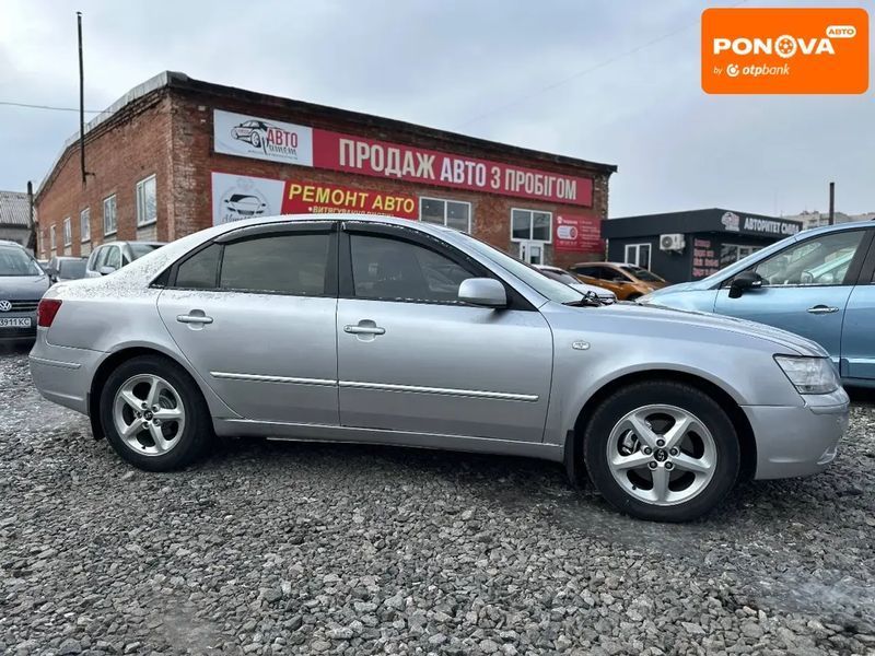 Hyundai Sonata, 2008 г., Газ пропан-бутан / Бензин, 222 тыс. км, Седан, Серый, Смела AT-10413431 фото