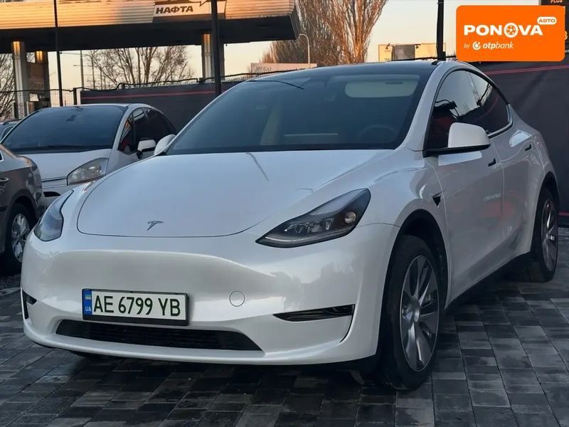 Tesla Model Y, 2022 р., Електро, 65 тис. км, Седан, Білий, Дніпро (Дніпропетровськ) AT-10410987 фото