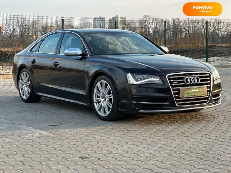 Audi S8, 2013, Бензин, 3.99 л., 147 тыс. км, Седан, Чорный, Киев 52156 фото