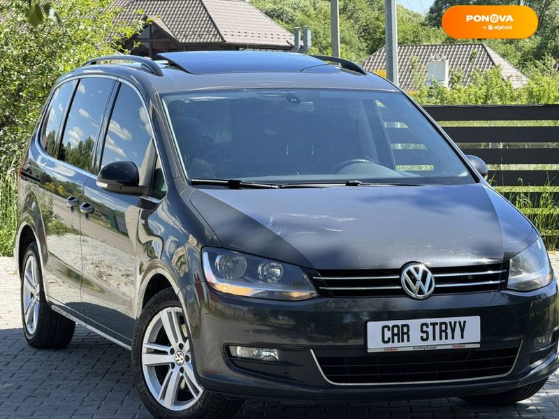 Volkswagen Sharan, 2012, Дизель, 2 л., 282 тыс. км, Минивен, Серый, Стрый 47056 фото