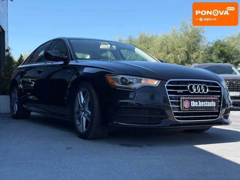 Audi A6, 2015 р., Бензин, 181 тис. км, Седан, Чорний, Рівне AT-10425494 фото