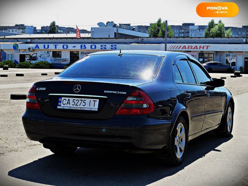 Mercedes-Benz E-Class, 2003, Бензин, 1.8 л., 334 тис. км, Седан, Чорний, Черкаси 109838 фото