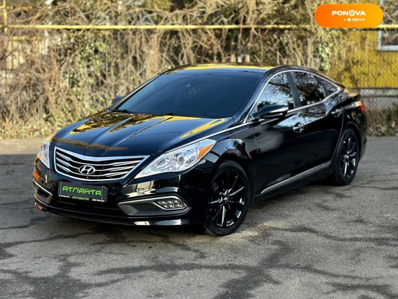 Hyundai Azera, 2016, Бензин, 3.34 л., 133 тис. км, Седан, Чорний, Одеса 9359 фото