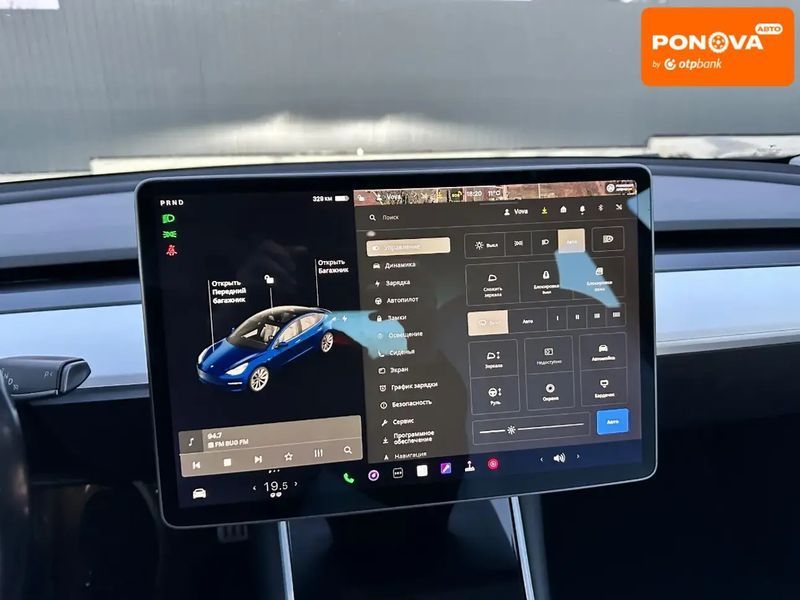 Tesla Model 3, 2019 г., Електро, 155 тыс. км, Хетчбек, Синий, Луцк AT-10411620 фото