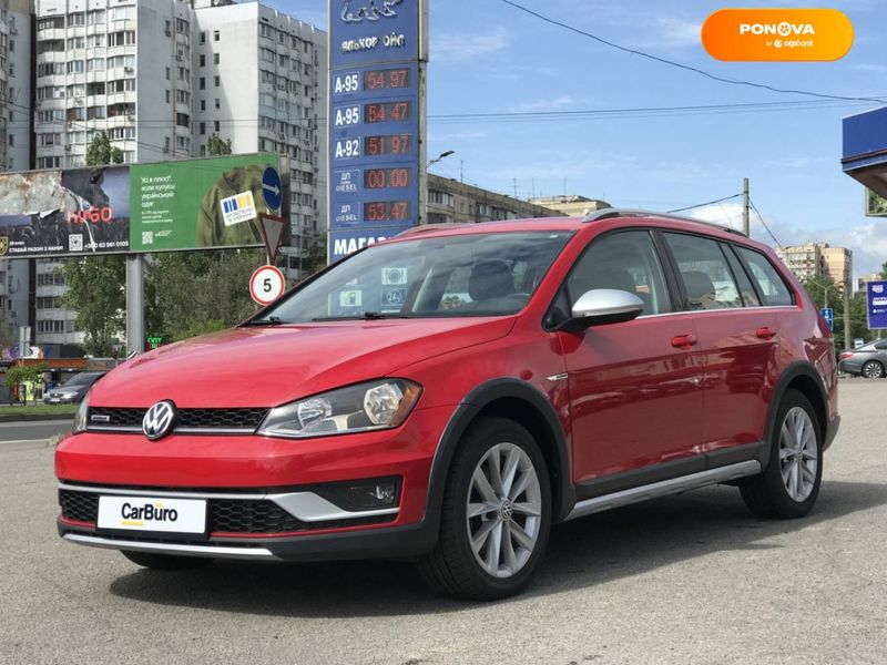 Volkswagen Golf Alltrack, 2017, Бензин, 1.8 л., 78 тис. км, Універсал, Червоний, Одеса 40548 фото