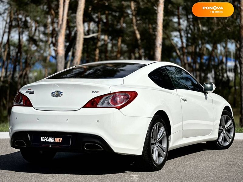 Hyundai Genesis Coupe, 2011, Газ пропан-бутан / Бензин, 2 л., 147 тис. км, Купе, Білий, Київ 49287 фото