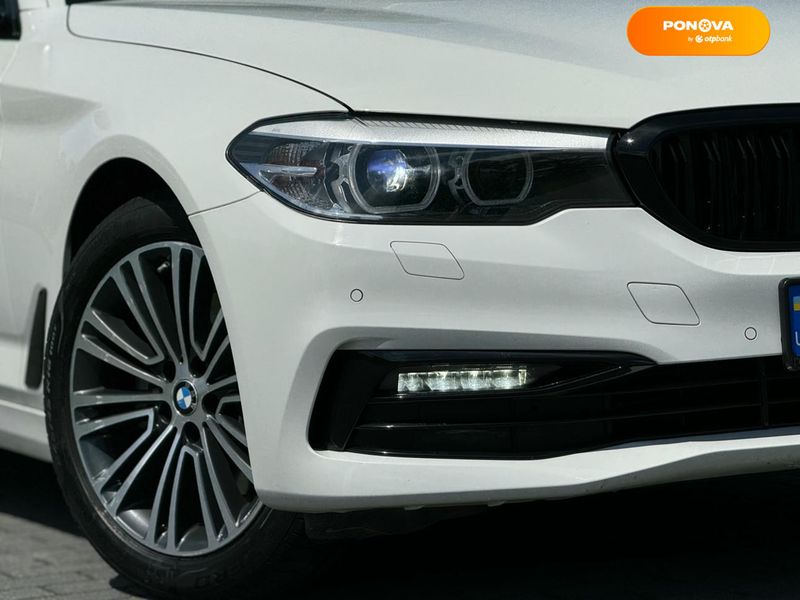 BMW 5 Series, 2018, Дизель, 2 л., 150 тис. км, Седан, Білий, Хуст Cars-Pr-68620 фото