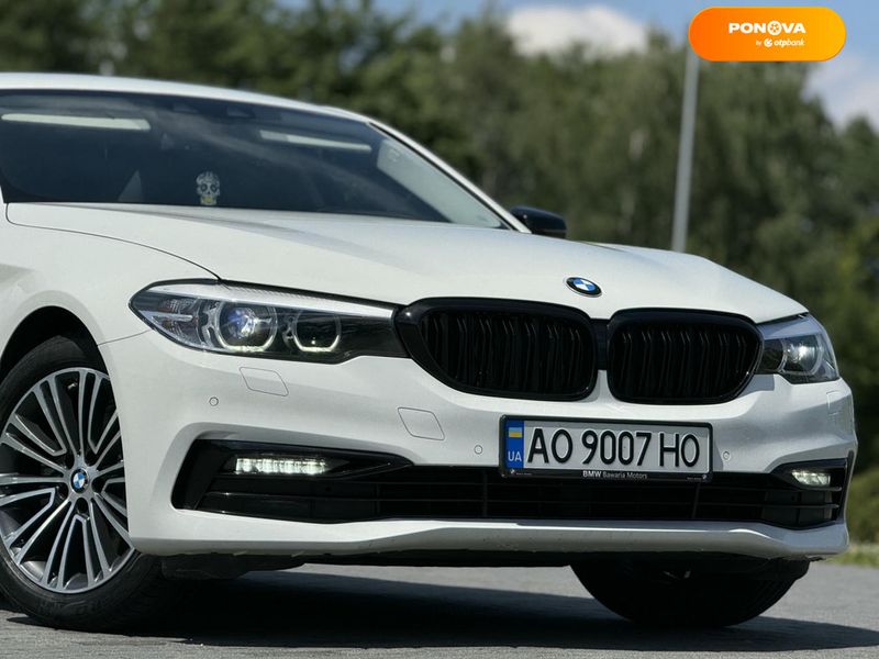 BMW 5 Series, 2018, Дизель, 2 л., 150 тис. км, Седан, Білий, Хуст Cars-Pr-68620 фото