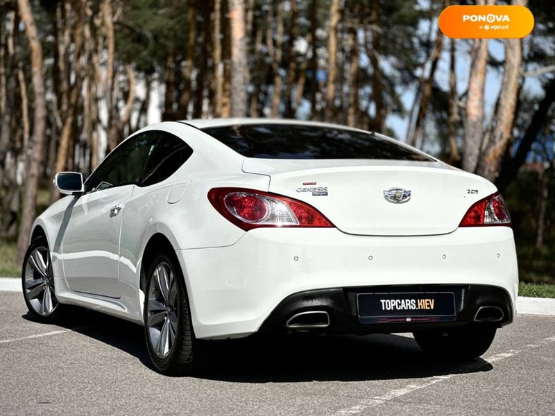 Hyundai Genesis Coupe, 2011, Газ пропан-бутан / Бензин, 2 л., 147 тис. км, Купе, Білий, Київ 49287 фото