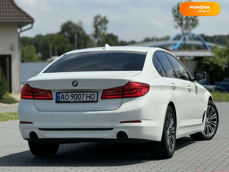 BMW 5 Series, 2018, Дизель, 2 л., 150 тис. км, Седан, Білий, Хуст Cars-Pr-68620 фото