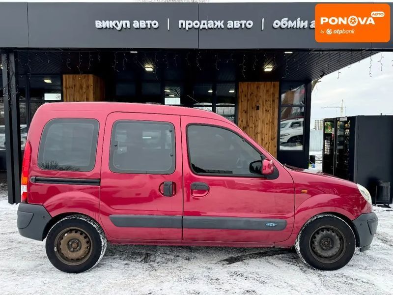 Renault Kangoo, 2005 р., Газ метан / Бензин, 349 тис. км, Мінівен, Червоний, Вінниця AT-10409990 фото