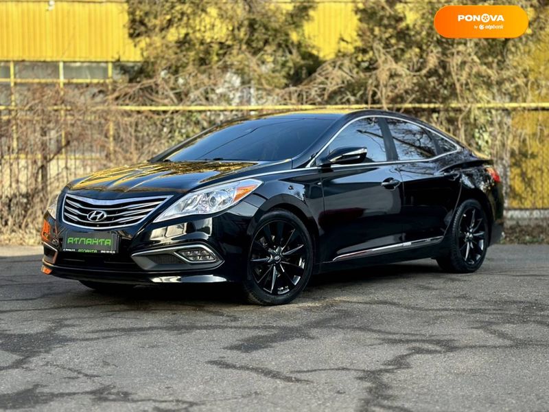 Hyundai Azera, 2016, Бензин, 3.34 л., 133 тис. км, Седан, Чорний, Одеса 9359 фото