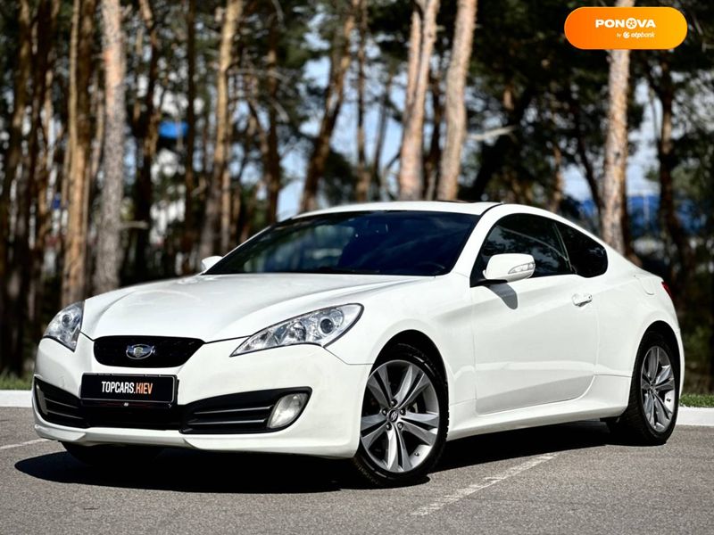 Hyundai Genesis Coupe, 2011, Газ пропан-бутан / Бензин, 2 л., 147 тис. км, Купе, Білий, Київ 49287 фото