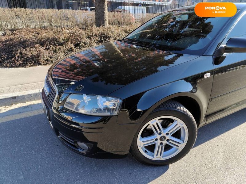 Audi A3, 2007, Дизель, 1.9 л., 235 тис. км, Хетчбек, Чорний, Київ 27578 фото