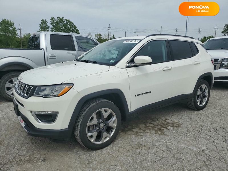 Jeep Compass, 2019, Бензин, 2.36 л., 109 тис. км, Позашляховик / Кросовер, Білий, Львів Cars-EU-US-KR-108685 фото