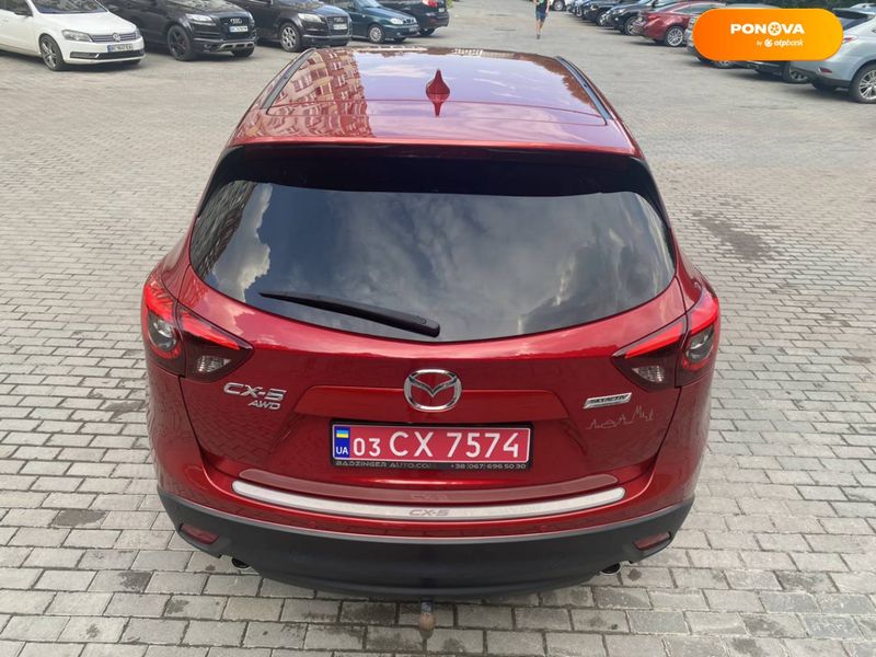 Mazda CX-5, 2015, Дизель, 2.19 л., 169 тыс. км, Внедорожник / Кроссовер, Красный, Львов Cars-Pr-68266 фото