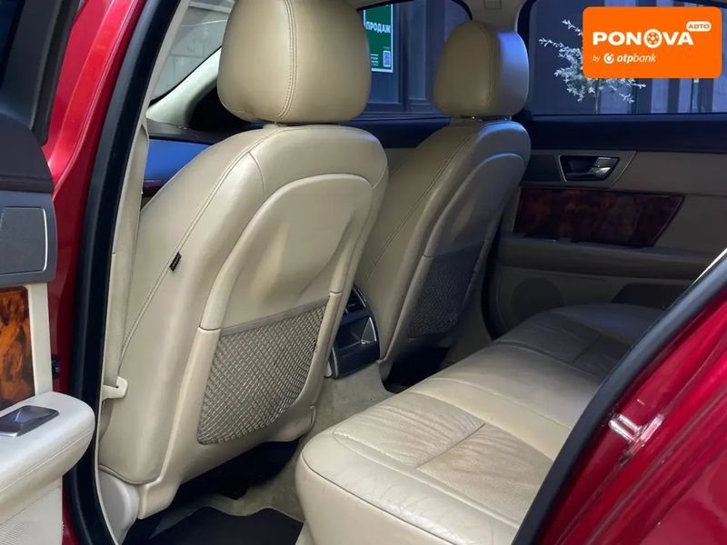Jaguar XF, 2008 р., Газ пропан-бутан / Бензин, 206 тис. км, Седан, Червоний, Миколаїв AT-10418187 фото