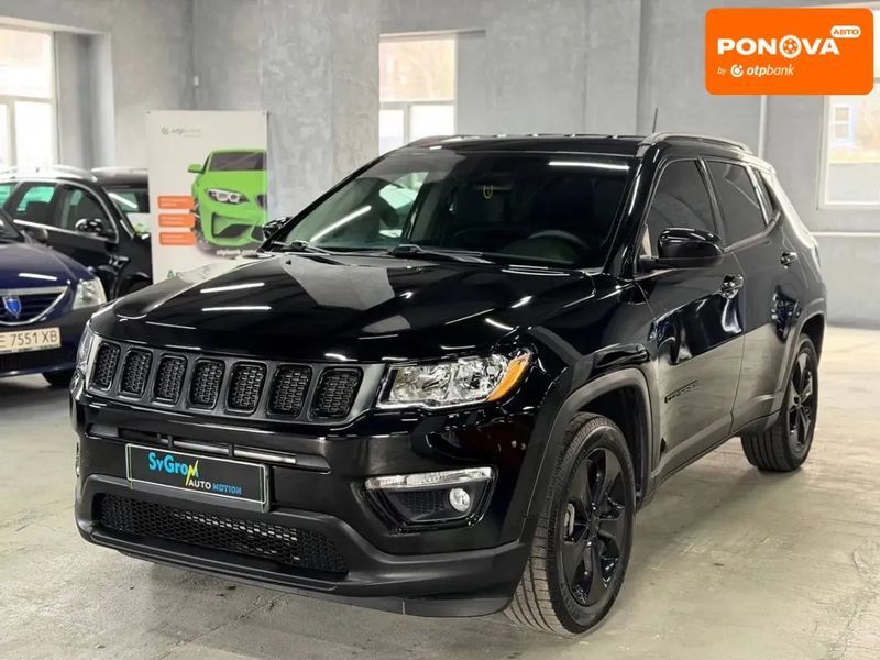 Jeep Compass, 2021 г., Газ пропан-бутан / Бензин, 53 тыс. км, Внедорожник / Кроссовер, Чорный, Каменское (Днепродзержинск) AT-10414779 фото