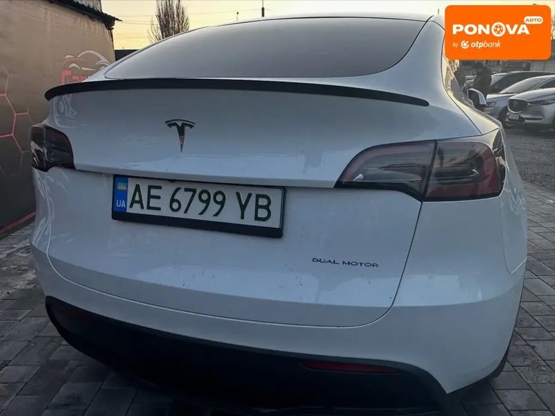 Tesla Model Y, 2022 р., Електро, 65 тис. км, Седан, Білий, Дніпро (Дніпропетровськ) AT-10410987 фото