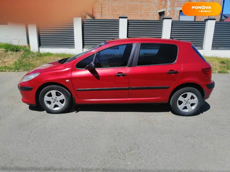 Peugeot 307, 2005, Бензин, 1.4 л., 196 тис. км, Хетчбек, Червоний, Львів Cars-Pr-67103 фото