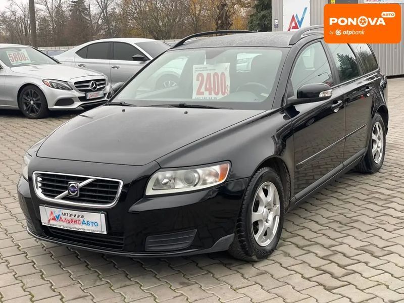 Volvo V50, 2008 г., Дизель, 223 тыс. км, Универсал, Чорный, Кривой Рог AT-10405421 фото