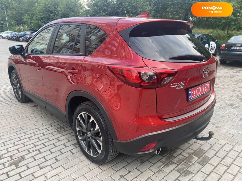 Mazda CX-5, 2015, Дизель, 2.19 л., 169 тис. км, Позашляховик / Кросовер, Червоний, Львів Cars-Pr-68266 фото