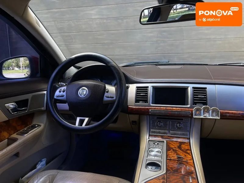 Jaguar XF, 2008 р., Газ пропан-бутан / Бензин, 206 тис. км, Седан, Червоний, Миколаїв AT-10418187 фото