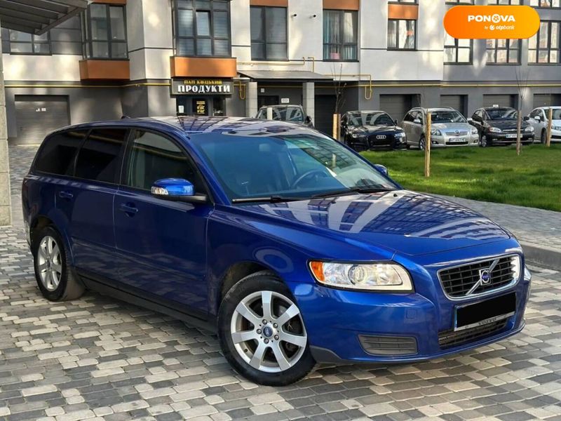 Volvo V50, 2008, Дизель, 1.6 л., 217 тис. км, Універсал, Синій, Косів Cars-Pr-66753 фото