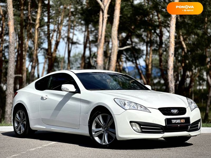 Hyundai Genesis Coupe, 2011, Газ пропан-бутан / Бензин, 2 л., 147 тыс. км, Купе, Белый, Киев 49287 фото