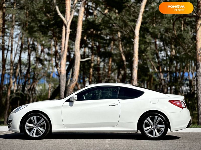 Hyundai Genesis Coupe, 2011, Газ пропан-бутан / Бензин, 2 л., 147 тис. км, Купе, Білий, Київ 49287 фото