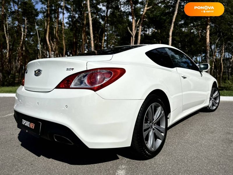 Hyundai Genesis Coupe, 2011, Газ пропан-бутан / Бензин, 2 л., 147 тис. км, Купе, Білий, Київ 49287 фото