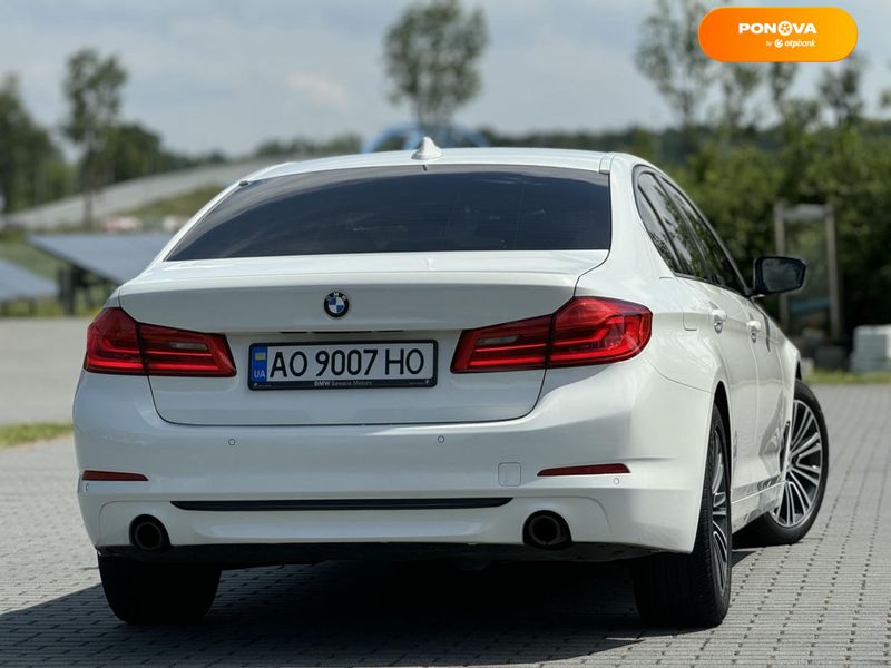 BMW 5 Series, 2018, Дизель, 2 л., 150 тис. км, Седан, Білий, Хуст Cars-Pr-68620 фото