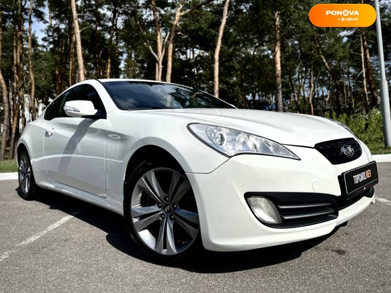 Hyundai Genesis Coupe, 2011, Газ пропан-бутан / Бензин, 2 л., 147 тис. км, Купе, Білий, Київ 49287 фото